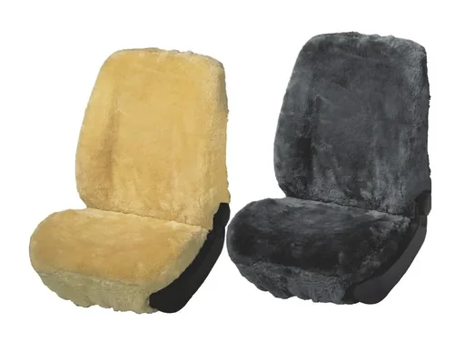 "Autositzbezug Lammfell, Farbe beige - 1 Stück image"