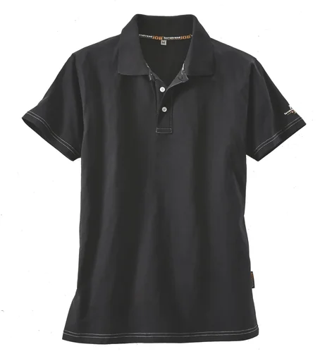 "Poloshirt mit Aufdruck, Farbe schwarz, Gr.M image"