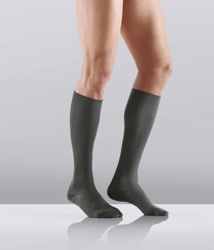 "Travel-Stützstrümpfe, Mikrofaser, 2er, Größe S (37-39), Grau image"