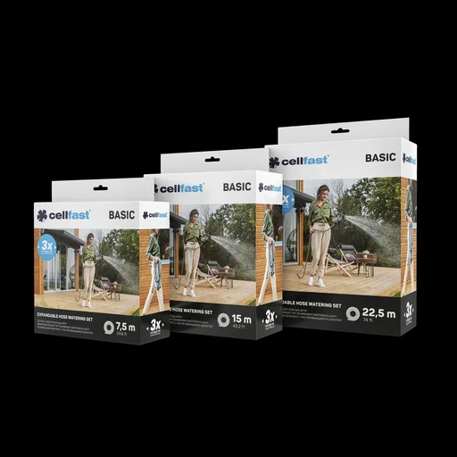 "Bewässerungssatz mit dehnbarem Gartenschlauch BASIC 15 m image"