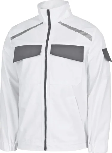 "Berufsjacke EXTREME, weiss-grau, Gr. M image"