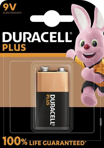 "Duracell - Plus Alkaline-Batterie 9 V E-block 6LR61 MN1604 - 1 Stück image"