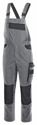 "Latzhose EXTREME, grau-schwarz, Gr. XL image"