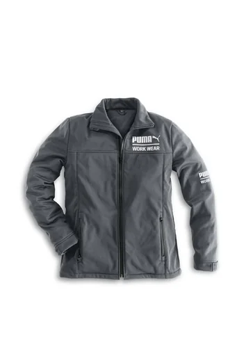 "Softshell-Arbeitsjacke CHAMP, Farbe stahlgrau/carbon, Größe L image"
