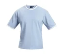 T-Shirt Baumwollpique, Farbe jeansblau, Gr.M L