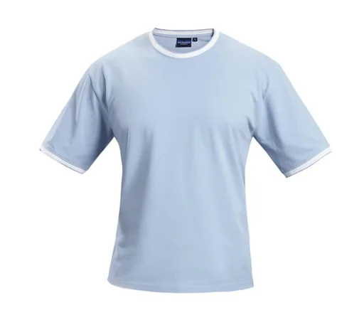 "T-Shirt Baumwollpique, Farbe jeansblau, Gr.M L image"