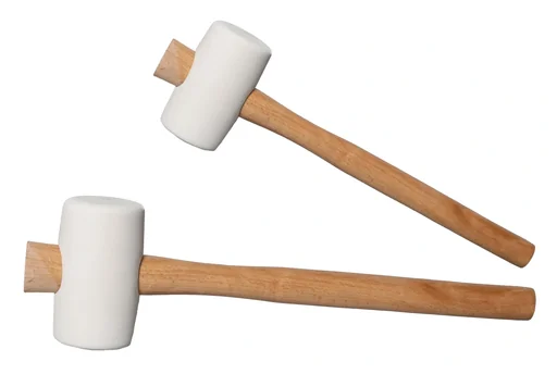 "Gummihammer, Weiß, 54 mm image"