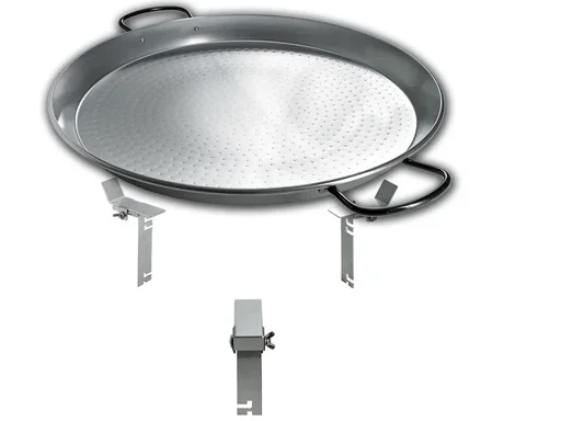 "PAN BBQ Set - für Smokin Pizzaring: 57 cm - die XXL Pfanne für Paelle, Reibekuchen und vieles mehr image"