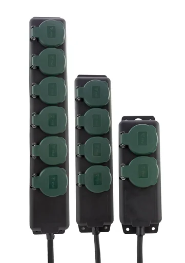 "Steckdosenleiste mit IP44 für den Innen- und Außenbereich - 2 fach image"