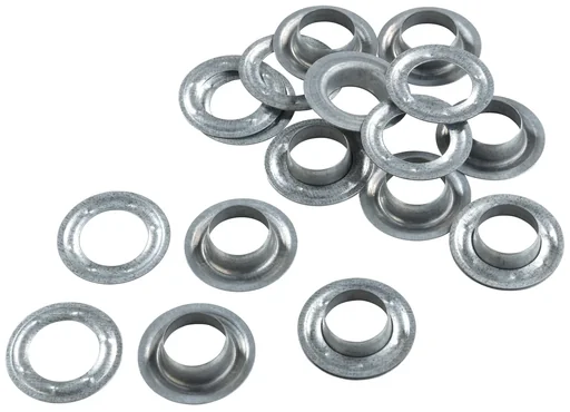 "Ösen mit Scheiben, 16 mm, verzinkt, 10 Stück, zu 480095 Ösenzange XXL image"