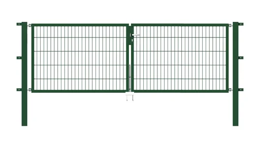 "Doppeltor-Set Flexo inkl. Pfosten 3 x 1 m grün image"