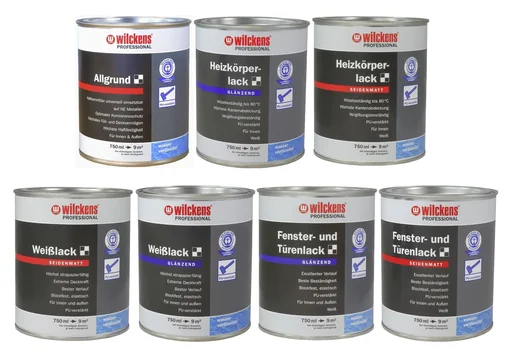 "Professional Fenster- und Türlack seidenmatt Weiß 750 ml image"