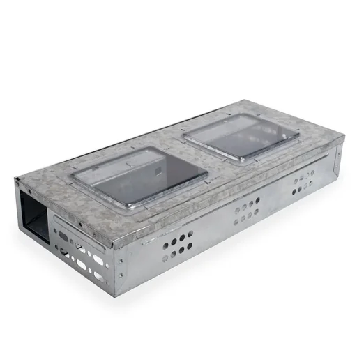 "Rattenfalle Mehrfachfangsystem, verzinkt mit Fenster image"