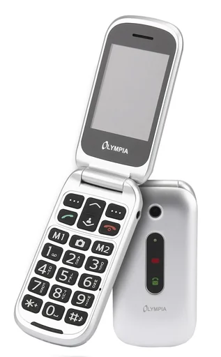 "Großtasten Klapphandy, silber image"