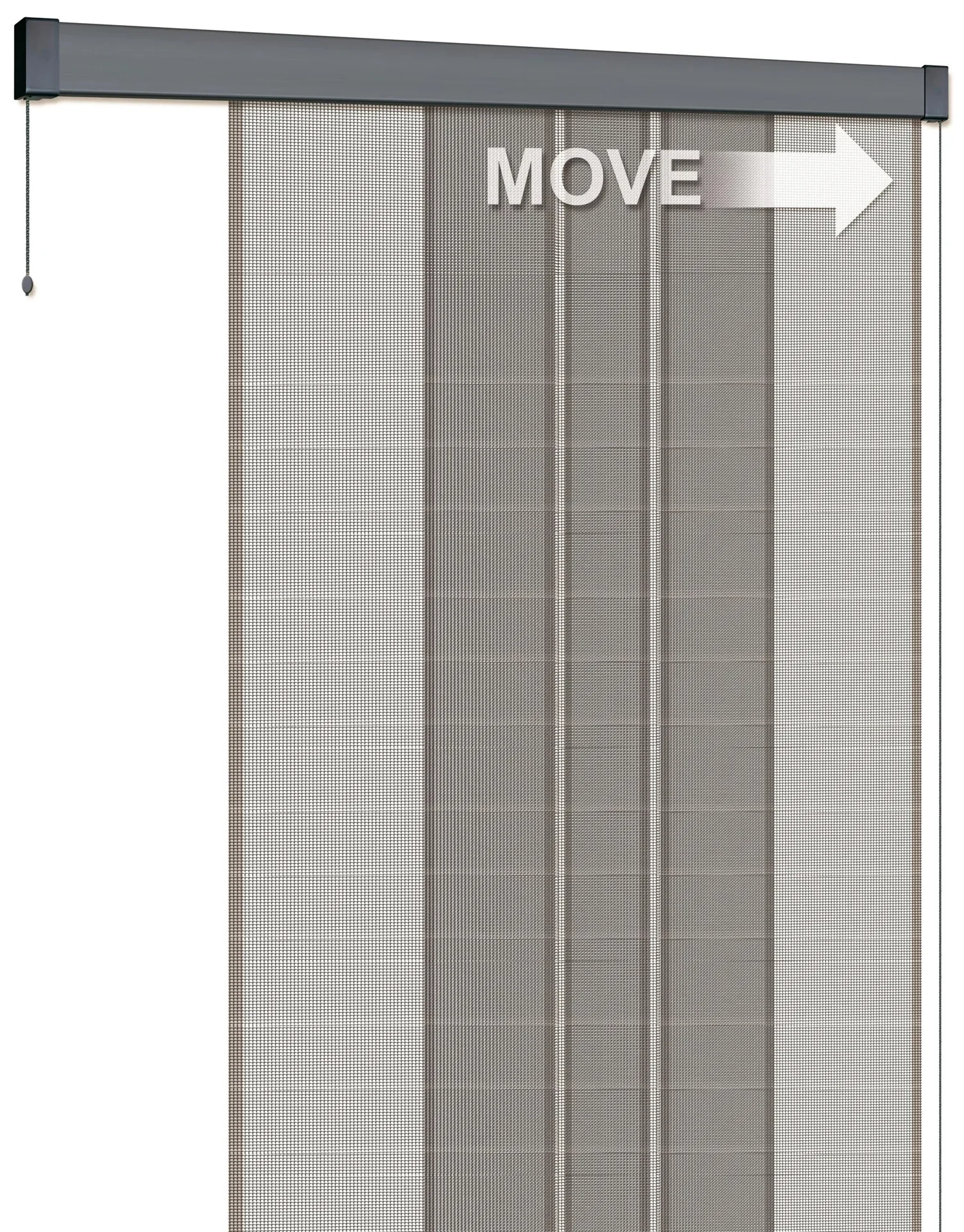 Insektenschutz-Vorhang PREMIUM, 95 x 220 cm, Farbe anthrazit