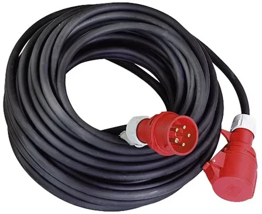 "CEE Verlängerungskabel 16A 10M Phasenwenderstecker H07RN-F5G 1,5 mm image"