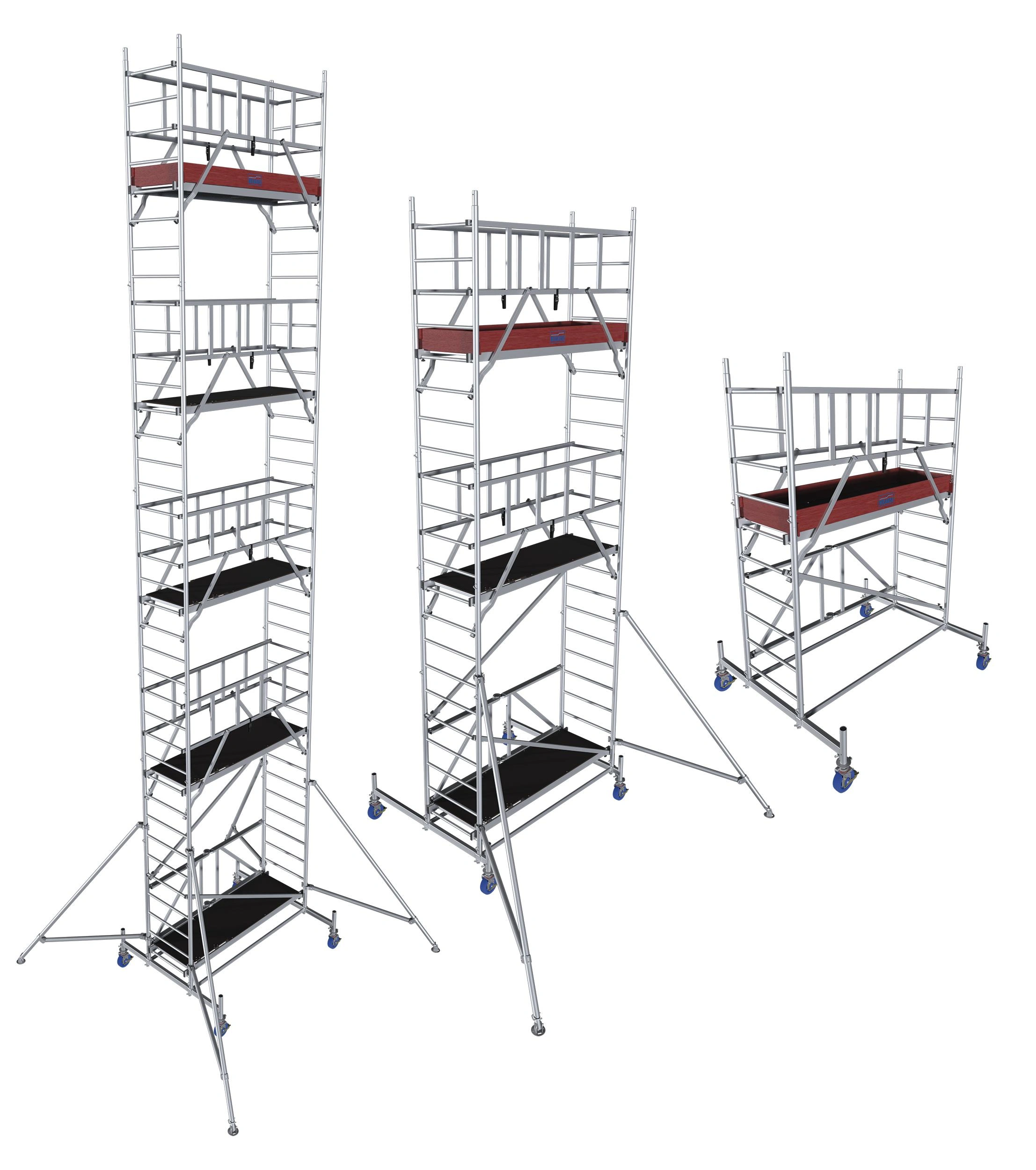 MONTO ProTec XS Alu-Faltgerüst, Arbeitshöhe ca. 4,80 m
