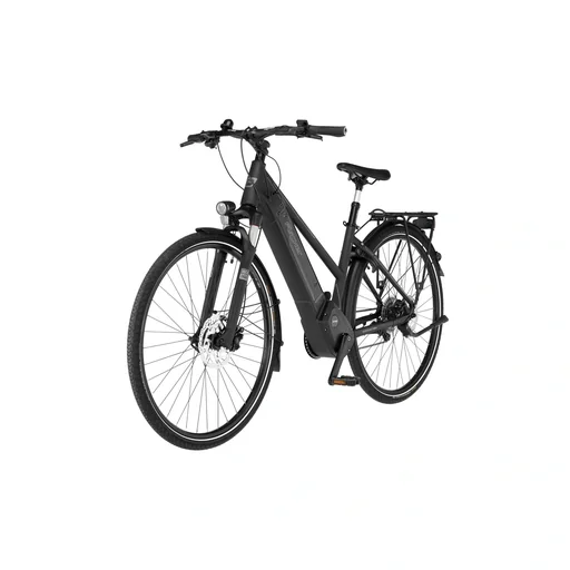 "Damen E-Bike Trekking, 28 Zoll, Rahmengröße 44cm, 10-Gang Kettenschaltung, graphit metallic matt, VIATOR 6.0i image"