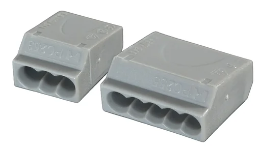 "Stecklemmen, 100 Stk, 5 x 1,0 - 2,5 mm², grau image"