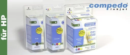 "Druckerpatrone für HP 21+22 2er Multipack (BK/COL) image"