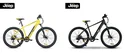 Unisex Mountain E-Bike, 27,5 Zoll, Rahmengröße 48 cm, 7-Gang Kettenschaltung, yellow, MHR 7000