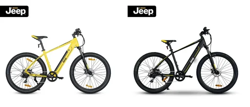 "Unisex Mountain E-Bike, 27,5 Zoll, Rahmengröße 48 cm, 7-Gang Kettenschaltung, yellow, MHR 7000 image"