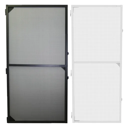 "Teleskopierbarer Insektenschutz für Türen, 100 x 215 cm, Weiß image"