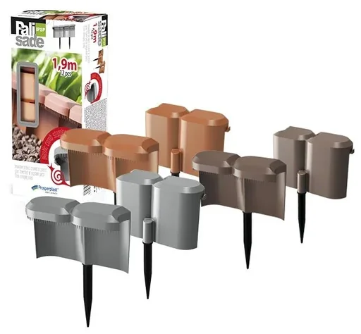 "Beeteinfassung SNAIL, steingrau image"