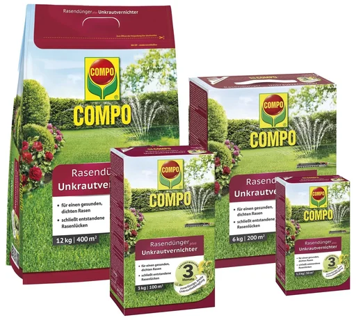 "Rasendünger mit Unkrautvernichter, 12 kg für 400 m² image"