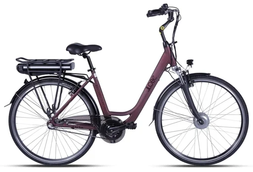 "Unisex City E-Bike 28 Zoll, Rahmengröße 50 cm, 7-Gang Nabenschaltung, Metropolitan Joy 2.0, Rot, 8Ah image"