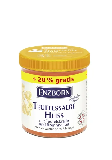 "Teufelssalbe, Heiss, mit Teufelskralle + Brennnessel, Dose, 240 ml image"