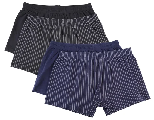"Boxershorts im Doppelpack, Farbe marine/marine gestreift, Gr.M image"