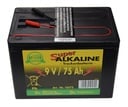 Weidezaunbatterie Premium 75, 9 Volt - Alkaline