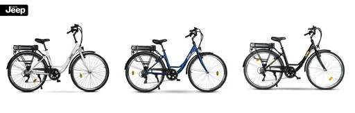 "Unisex City E-Bike, 28 Zoll , Rahmengröße 44 cm 6-Gang Kettenschaltung, weiß, ECR 3001 image"