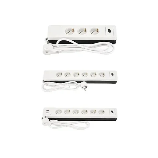 "3fach Steckdosenleiste mit Kombistecksystem image"