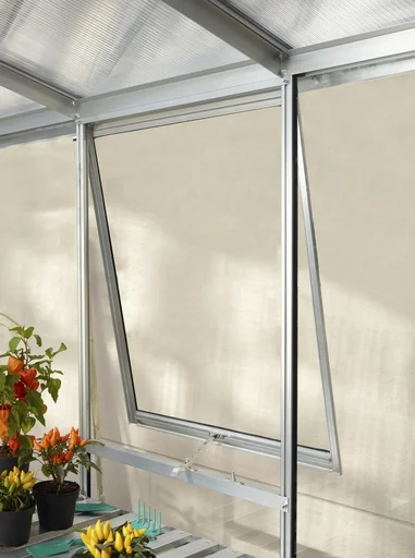 "Seitenfenster V mit ESG 3 mm, Farbe alu image"
