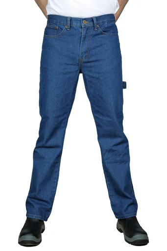 "Arbeitsjeans aus strapazierfähigem Denim, Farbe blau, Gr. 50 image"