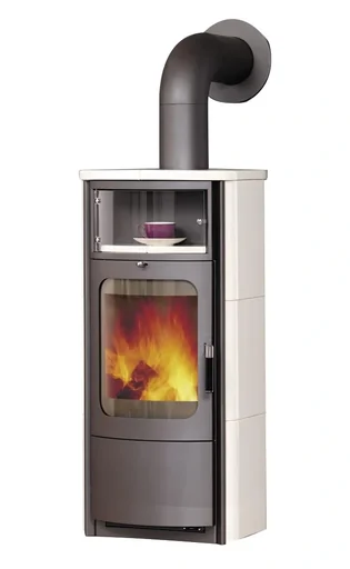 "Kaminofen Opera-B (5 kW) creme-weiss, Dauerbrand, Automatik image"