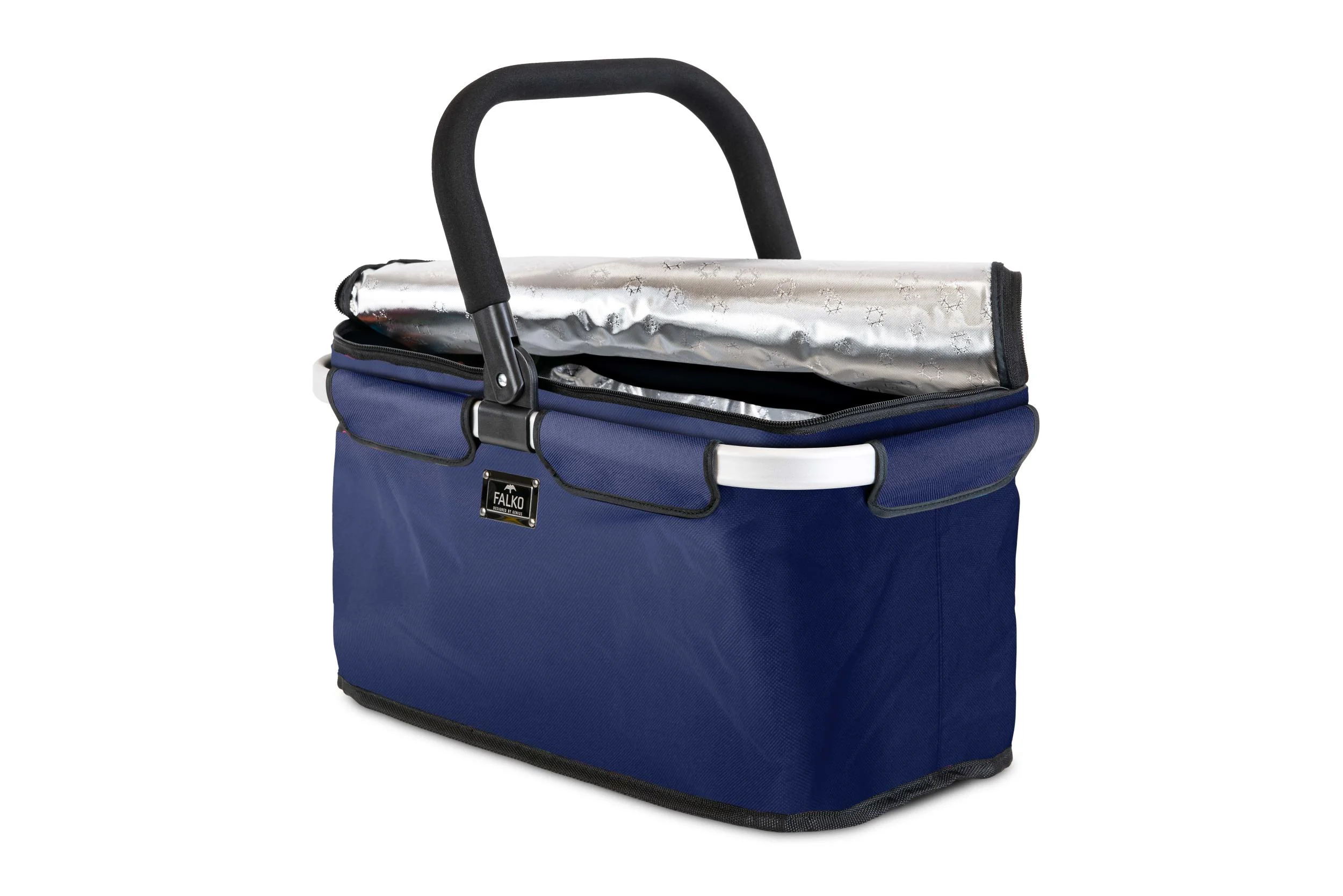 Thermo-Einkaufskorb "Falko", Blau, uni, 25 Liter