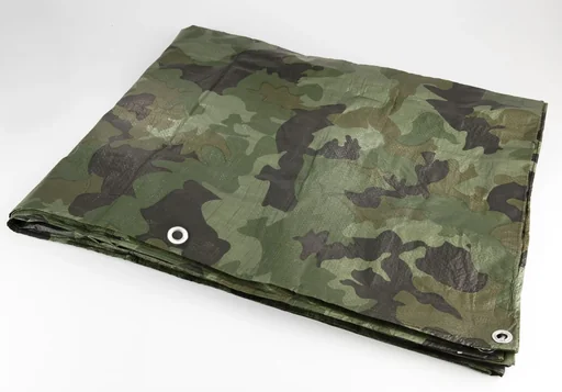 "Holzstapelabdeckplane "Camouflage" 1,5 x 6 m image"