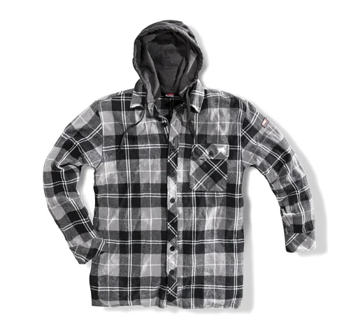 "Kapuzenhemd TEXAS, schwarz-grau, Gr. XXL image"