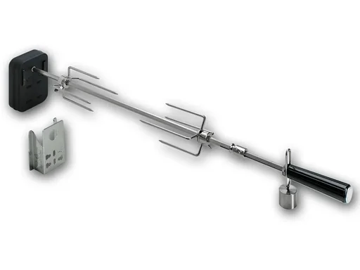 "Rotisserie Set mit Batteriemotor - für: 57 + 60 cm Kugelgrill für Smokin# PizzaRing image"