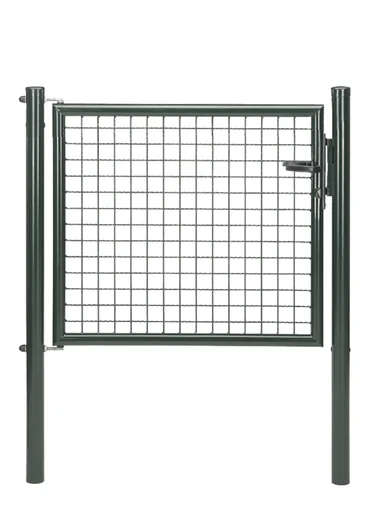 "Wellengitter-Einzeltor mit Zubehör, anthrazit-metallic, Breite 100 cm, Höhe 150 cm image"