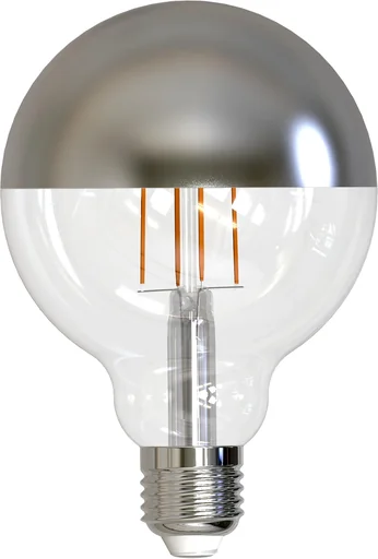 "LED Retro Deko Globelampe verspiegelt mit 9 Watt, E27, 2000 Kelvin, dimmbar image"