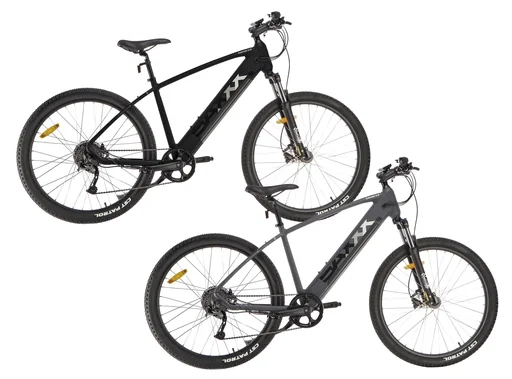 "Unisex Mountain E-Bike, 27,5 Zoll, Rahmenhöhe 47 cm, 9-Gang Kettenschaltung, Blaugrau, Garmisch image"
