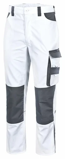"Berufshose EXTREME, weiss-grau, Gr. L image"
