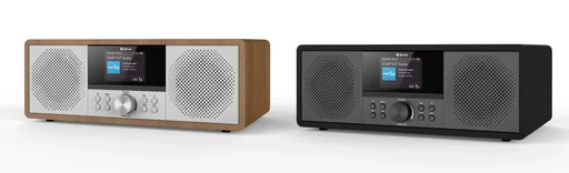 "Internet Radio mit DAB+ UKW und CD Spieler, Bluetooth Funktion, schwarz image"