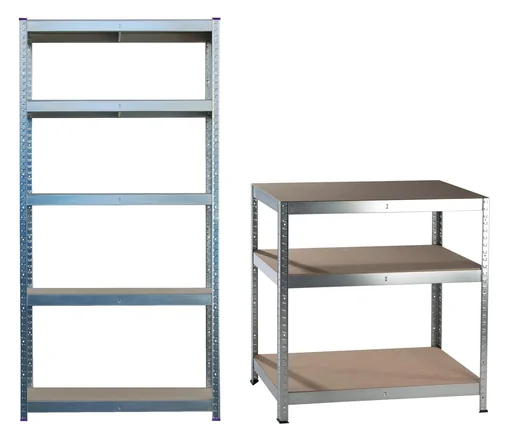 "Schwerlastregal, 875 kg Tragkraft, 180 x 90 x 40 cm image"