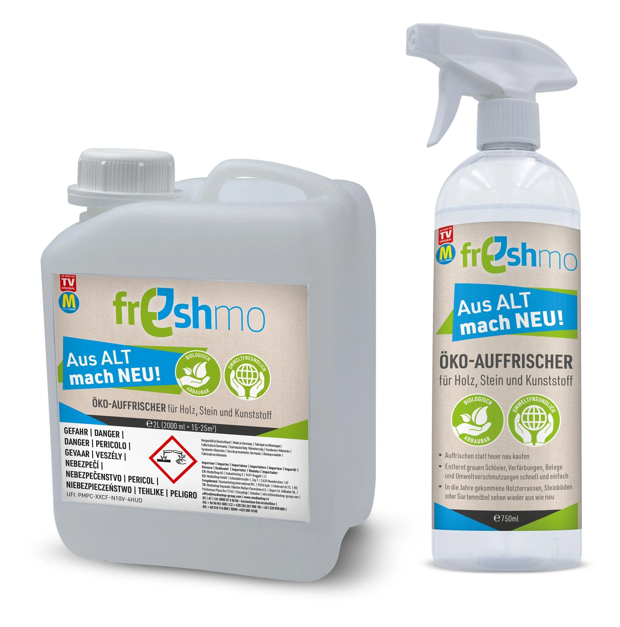 Öko-Auffrischer mit Sprühkopf, 750 ml