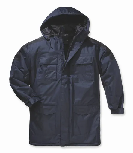 "Thermoparka mit Kapuze, Farbe marine/schwarz, Gr. XL image"
